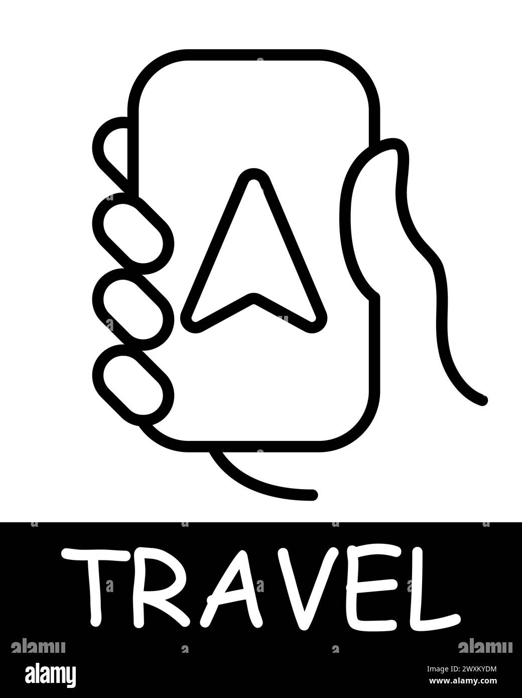 Tourist resort map Black and White Stock Photos & Images - Alamy