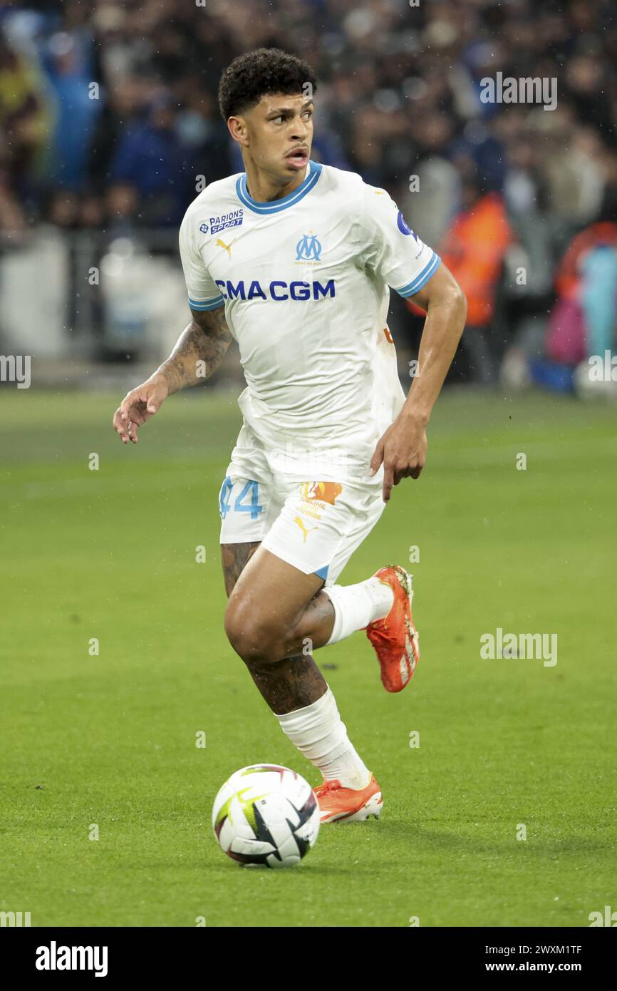 Luis Henrique Tomaz of Marseille during the French championship Ligue 1