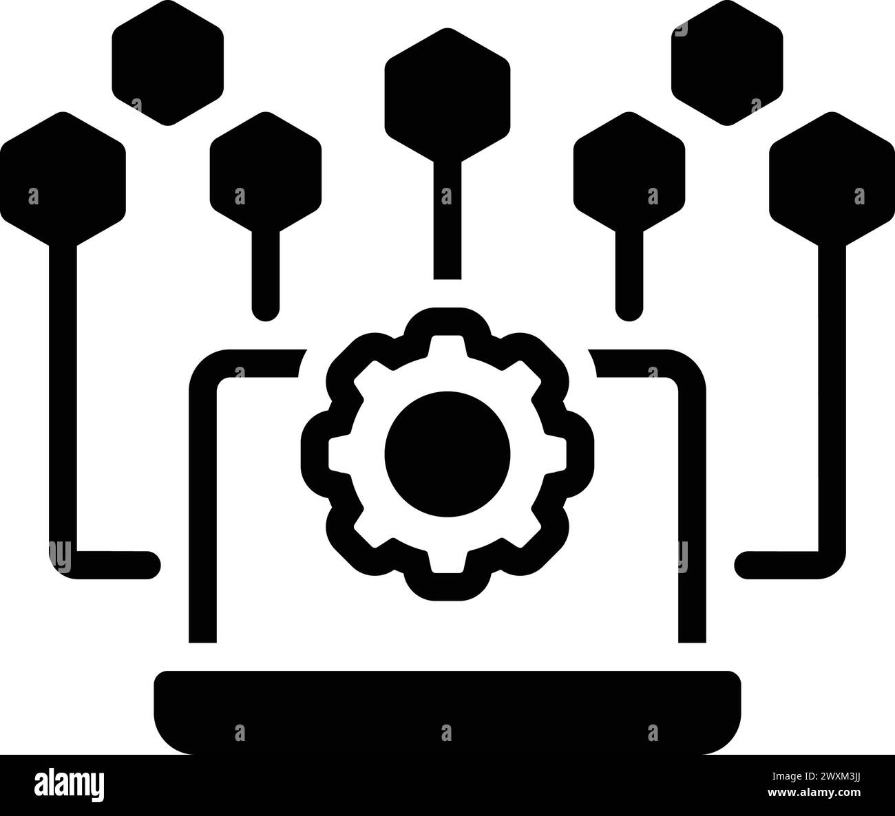 Icon for controls, command Stock Vector Image & Art - Alamy