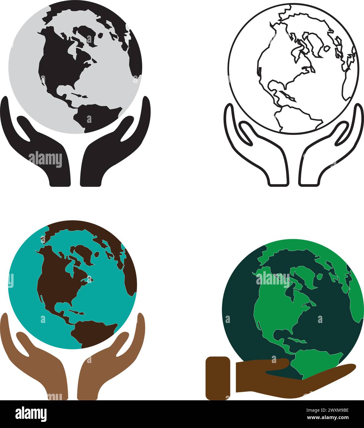 Globe logo vector design illustration Stock Vector Image & Art - Alamy