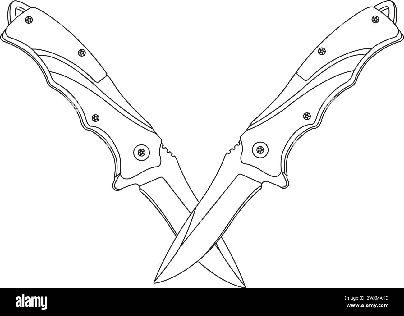 penknife icon vector illustration symbol design Stock Vector