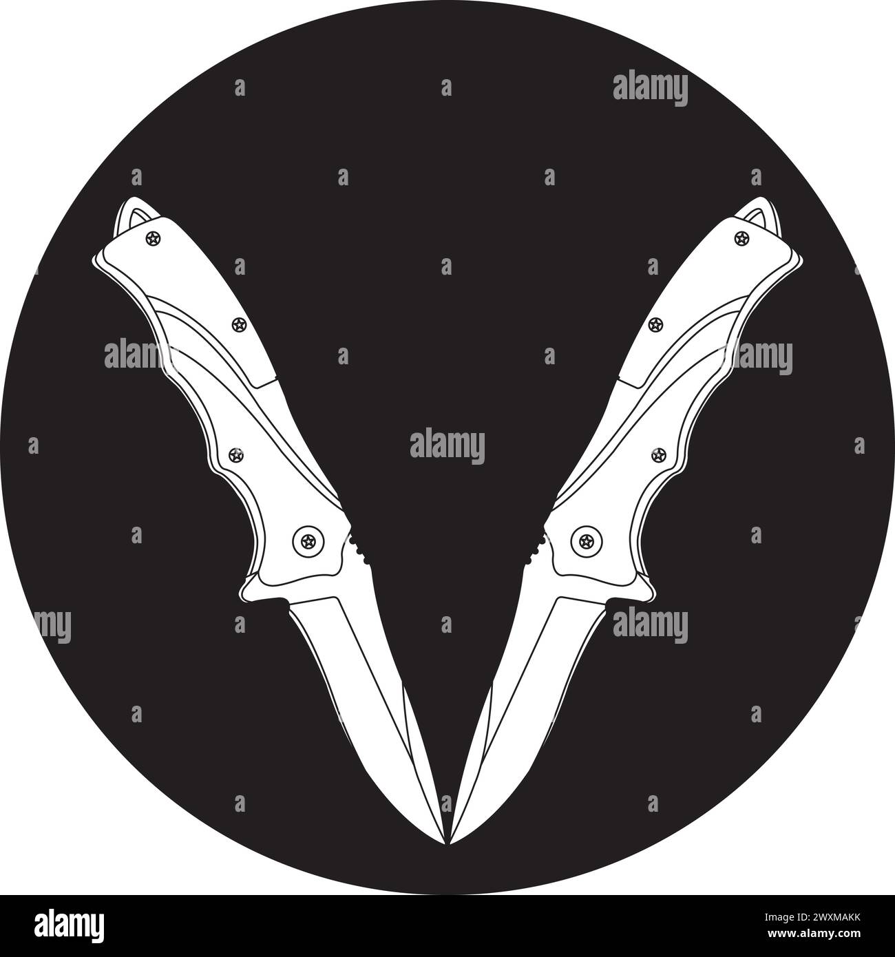 penknife icon vector illustration symbol design Stock Vector