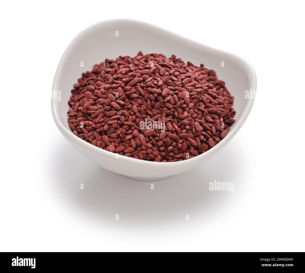 Red Yeast Rice (Hongqu), a dried culture of Monascus purpureus Stock Photo