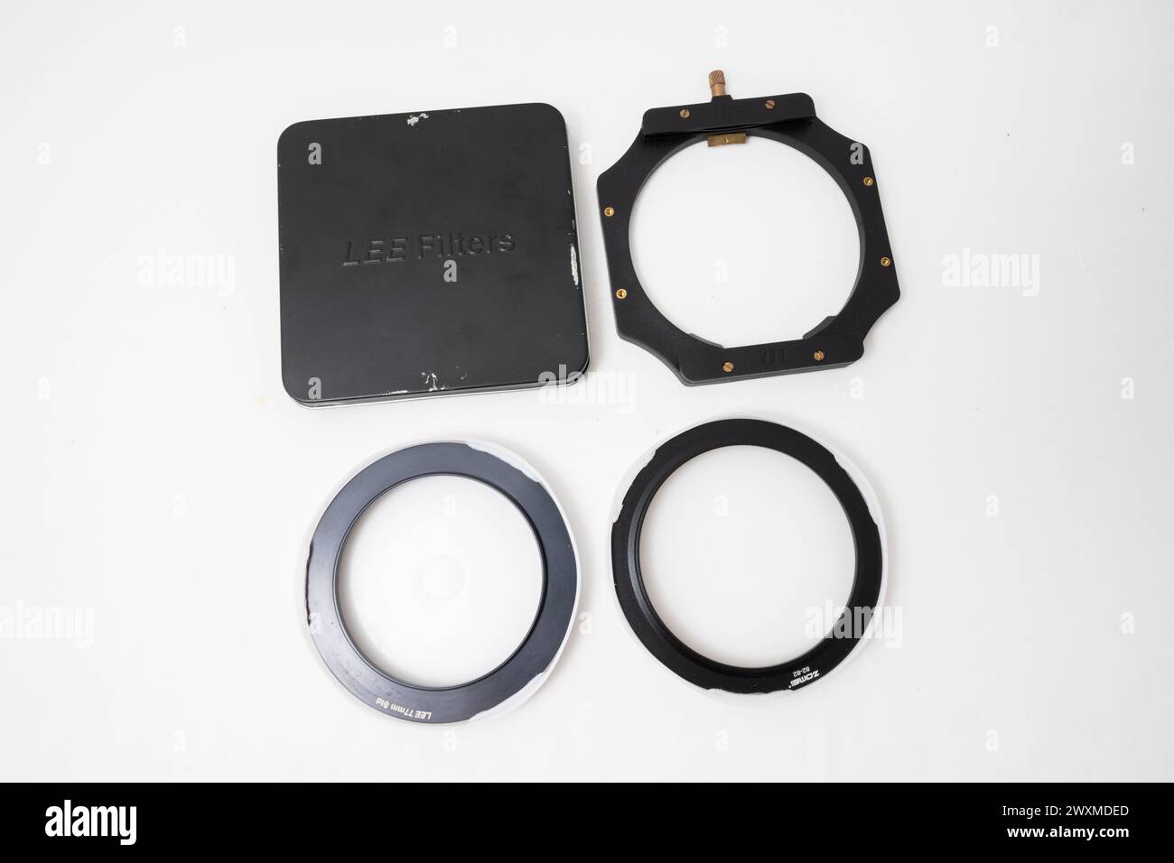 Gothenburg, Sweden - May 09 2023: Lee photographic filter system on white background Stock Photo
