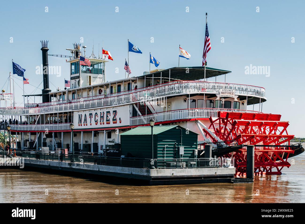 Steamboat Natchez on Mississippi River, New Orleans Stock Photo Alamy