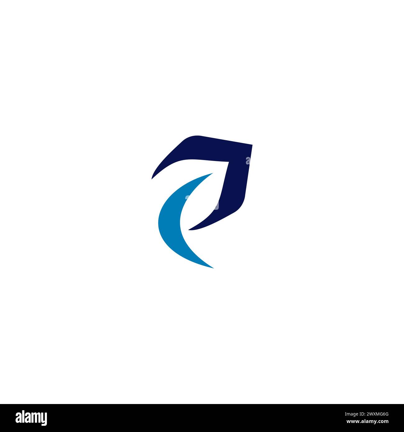 CP Logo Vector Illustration. P Logo Stock Vector