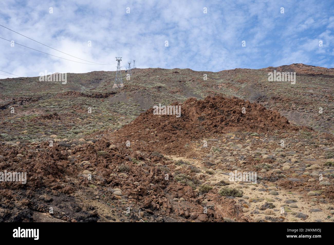 Volcano Cable Cable car on pico hi-res stock photography and images - Alamy