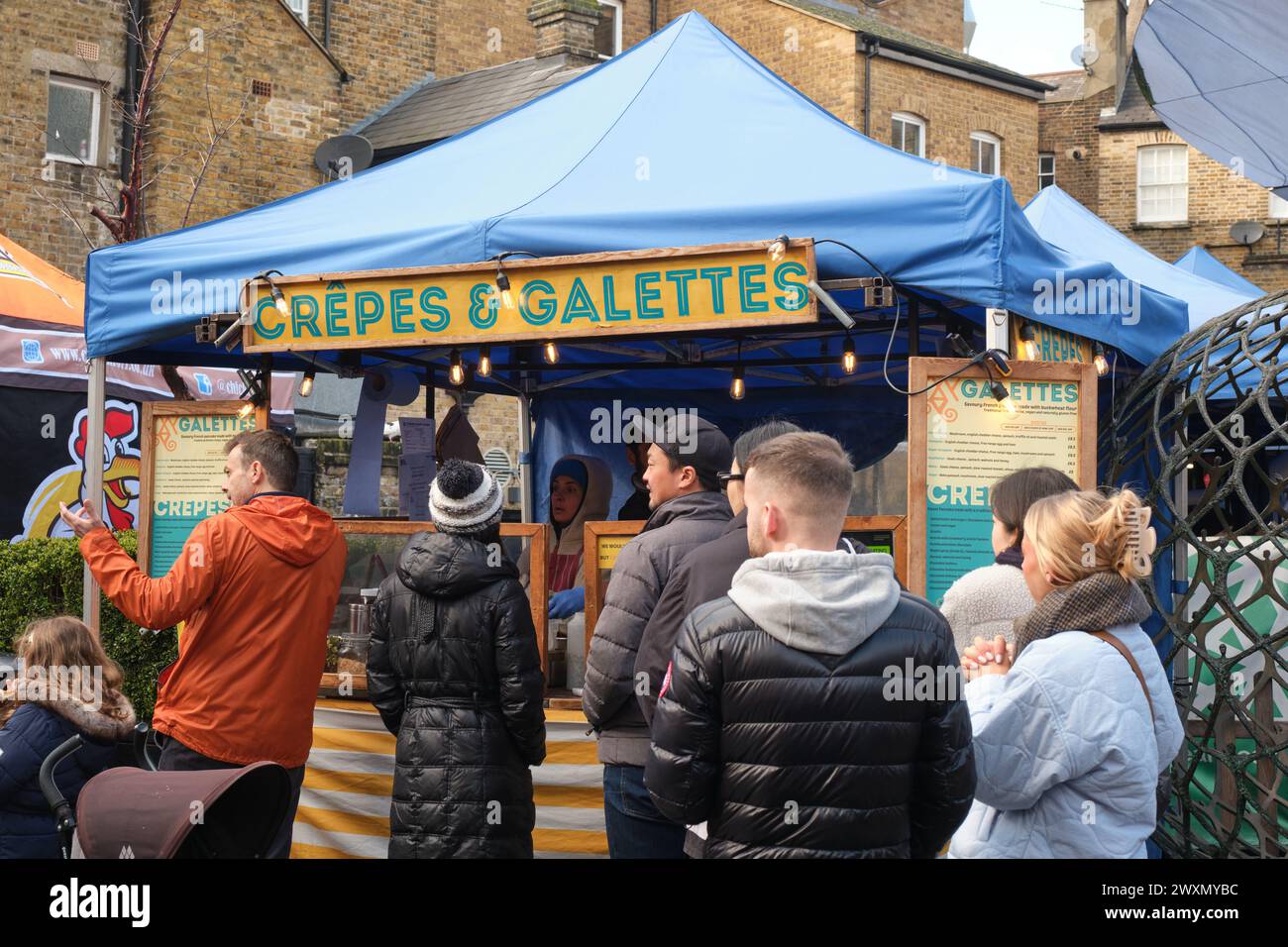 Greenwich indoor & outdoor Market London, England, UK Stock Photo Alamy