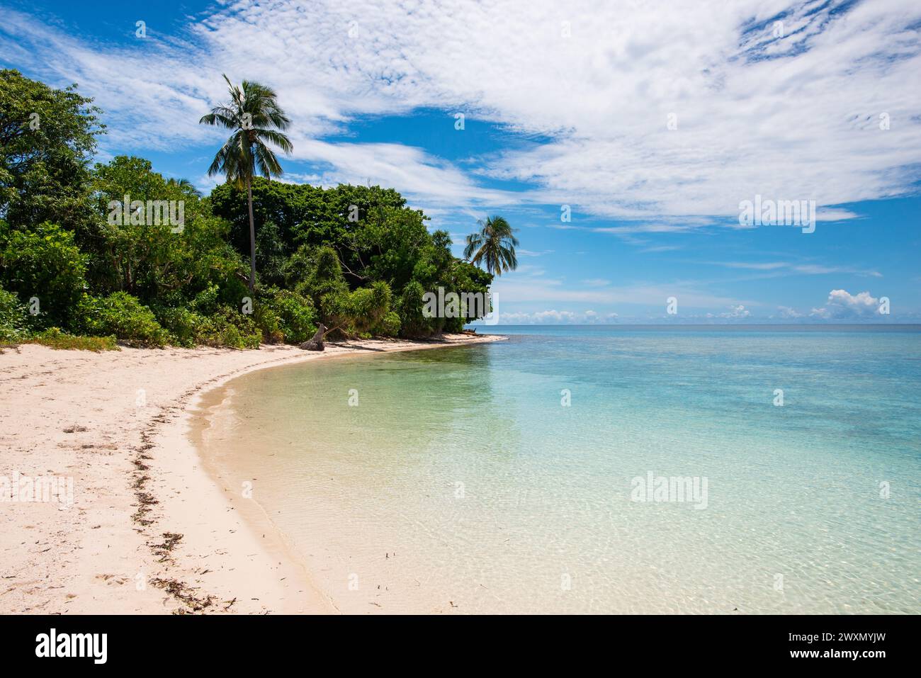 The Island of Koon in the Maluku. Far in the east of Indonesia there ...