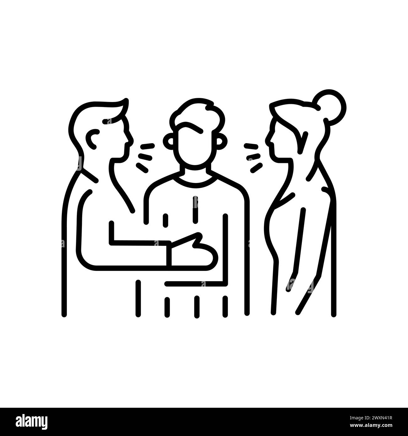 Spouse conference stock vector images alamy