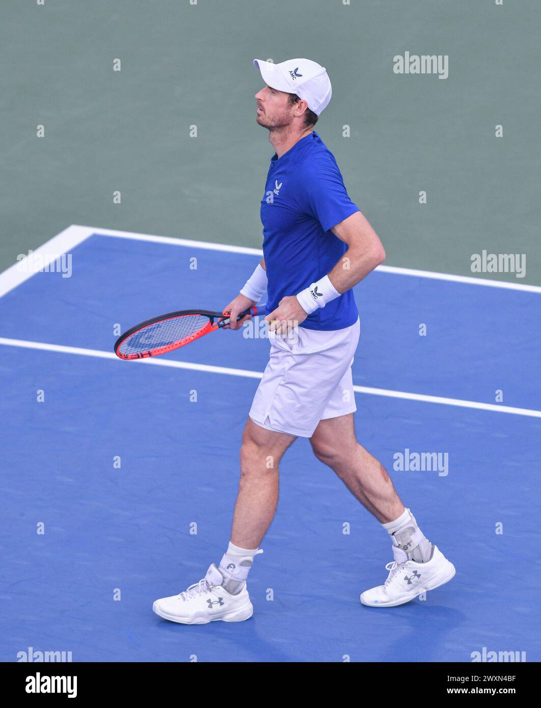 Dubai, February 26th 2024Photo of British tennis player Andy Murray on