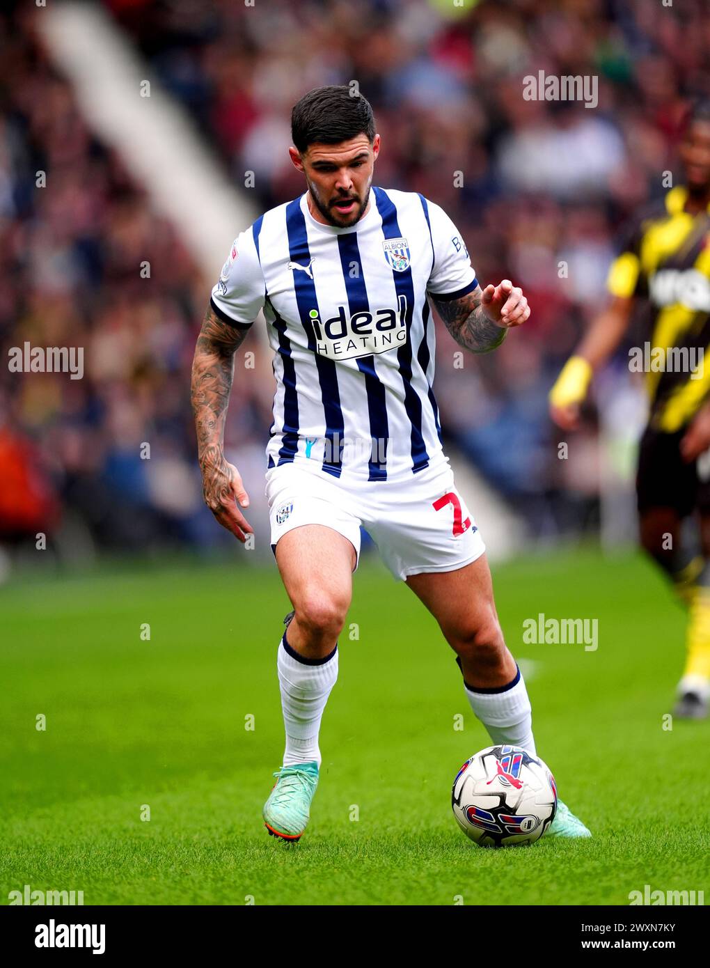 West Bromwich Albion's Alex Mowatt during the Sky Bet Championship match at The Hawthorns, West Bromwich. Picture date: Monday April 1, 2024. Stock Photo