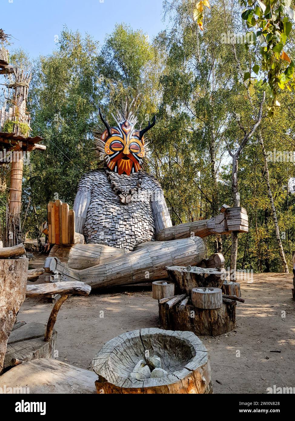 Unique Alamy A unique art in a park, Belgium Stock Photo - Alamy