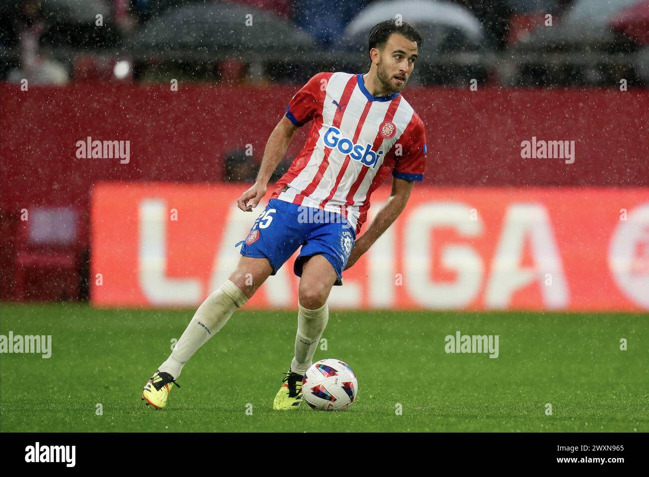 Girona, Spain. 31st Mar, 2024. Eric Garcia of Girona FC during the La Liga EA Sports match between Girona FC and Real Betis played at Montilivi Stadium on March 31, 2024 in Girona, Spain. (Photo by Bagu Blanco/PRESSINPHOTO) Credit: PRESSINPHOTO SPORTS AGENCY/Alamy Live News Stock Photo