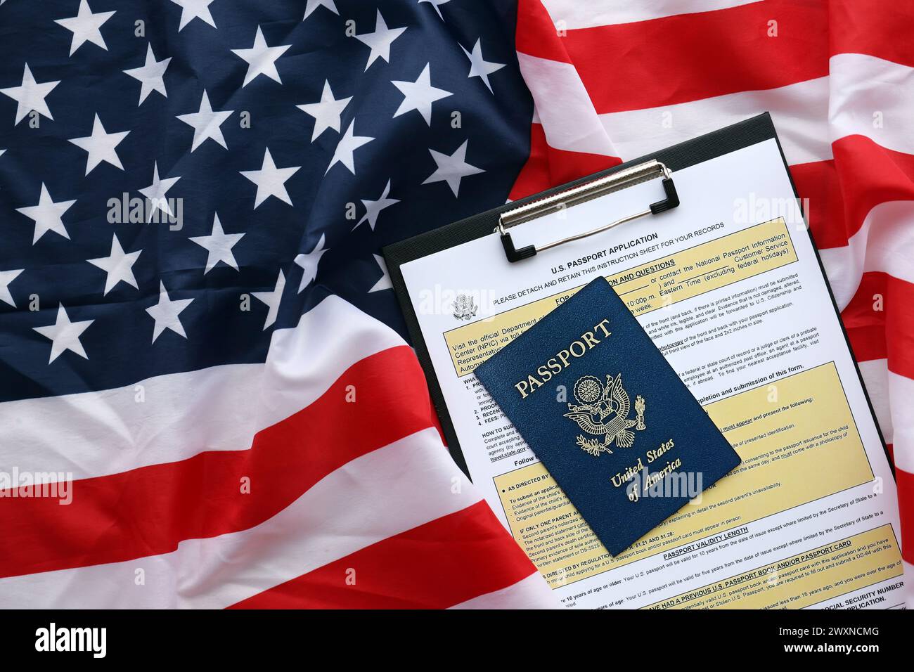 Department of state form ds11 application for a u s passport lies on