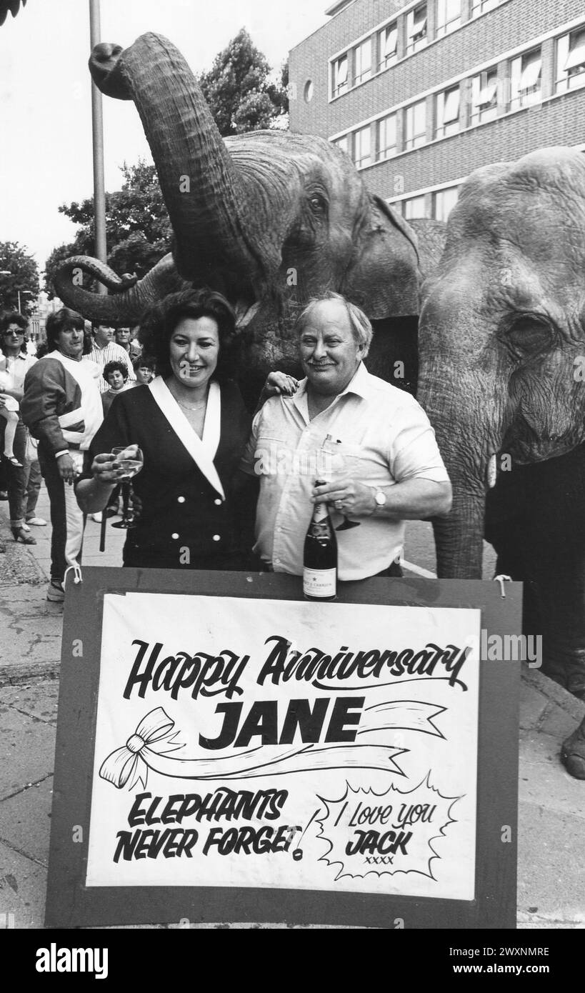 JANE McLEAN GETS A SURPRISE ANNIVERSARY MESSAGE FROM HUSBAND JIM WITH