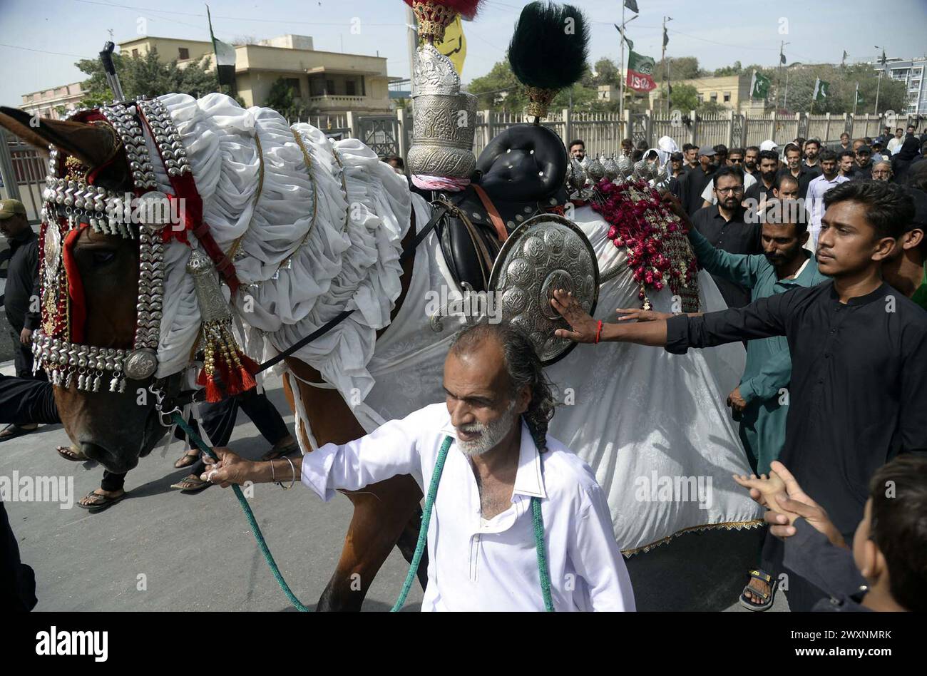 Shiite Muslims are holding mourning procession on the occasion of Youm