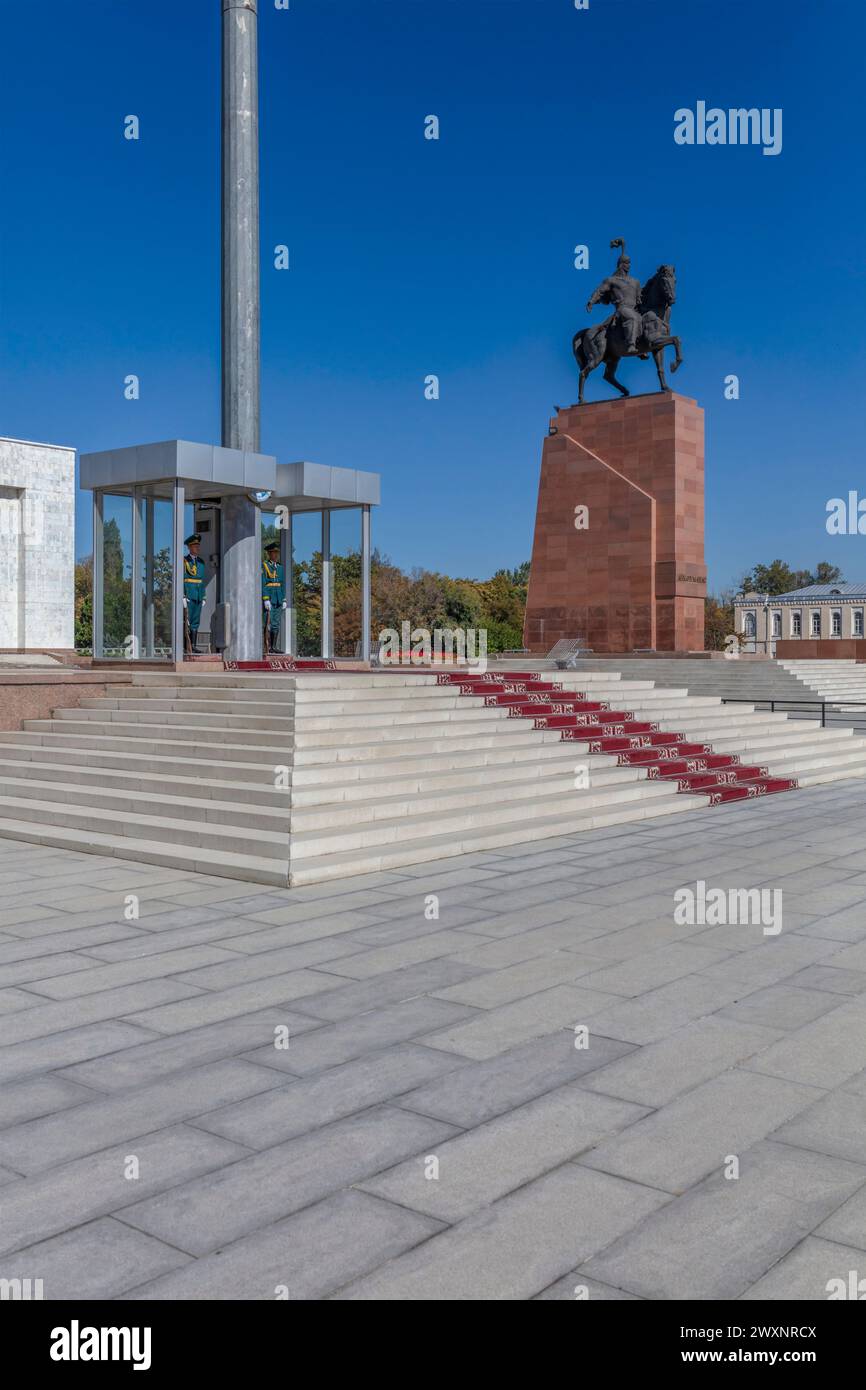 Manas monument, Bishkek, Kyrgyzstan Stock Photo - Alamy