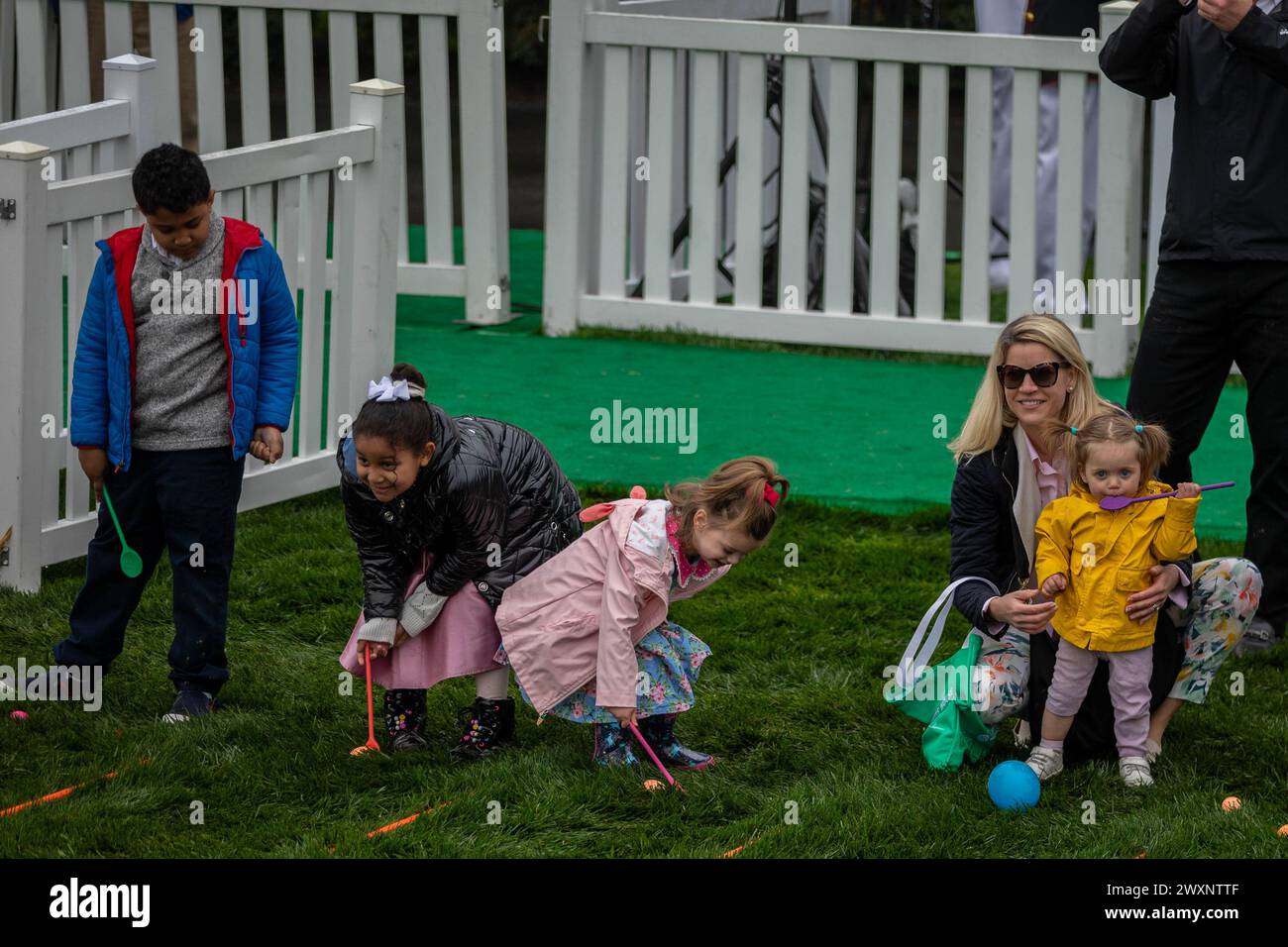 2024 white house easter egg roll hires stock photography and images