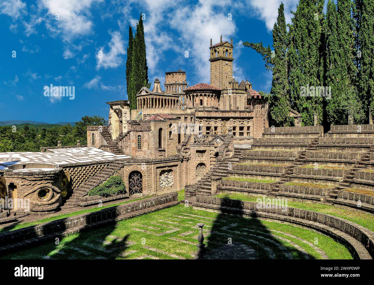 Italy Umbria Montegiove - Montegabbione (Tr) La Scarzuola by Tomaso ...