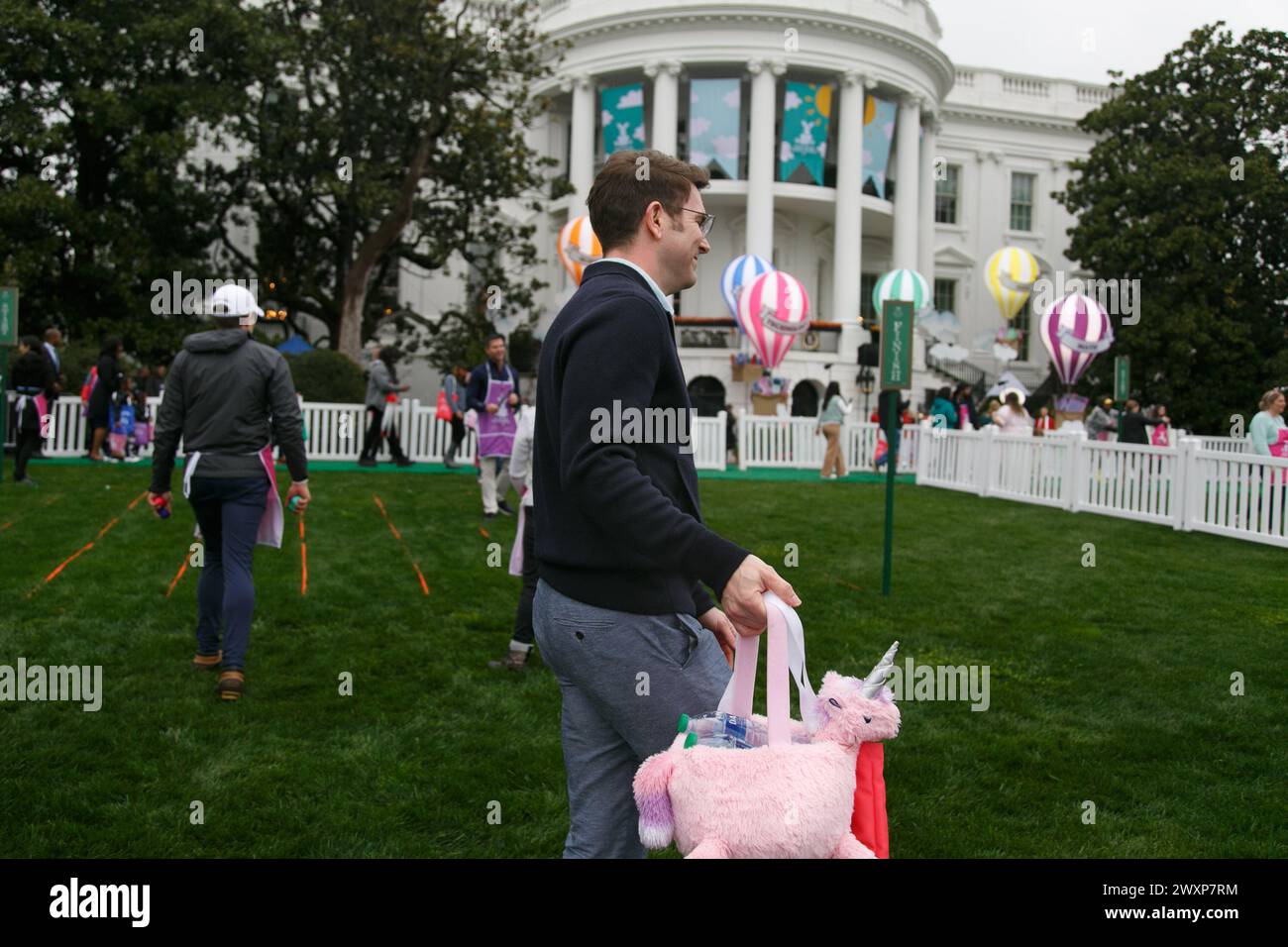 2024 white house easter egg roll hires stock photography and images