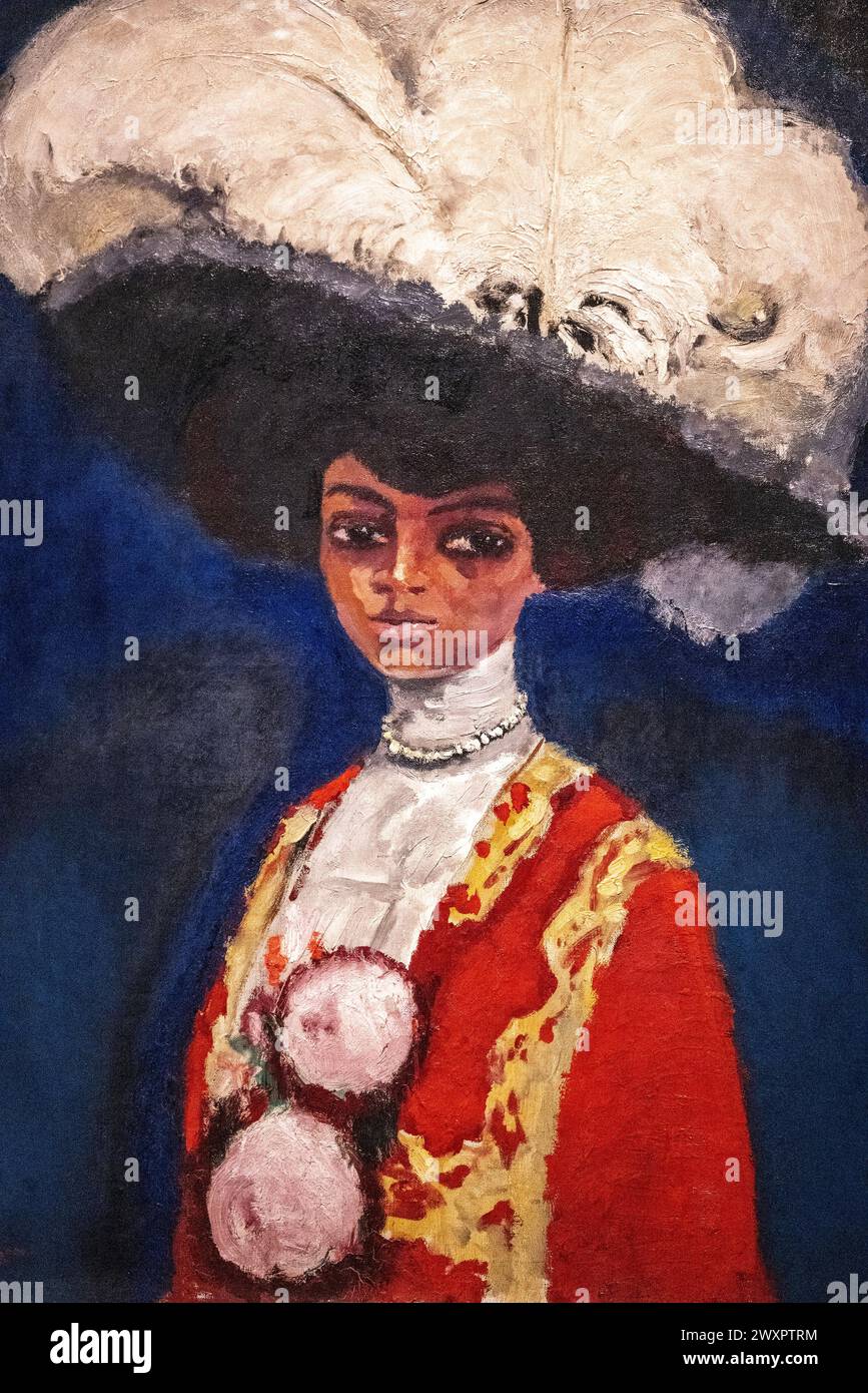 Kees van dongen portrait of a woman hi-res stock photography