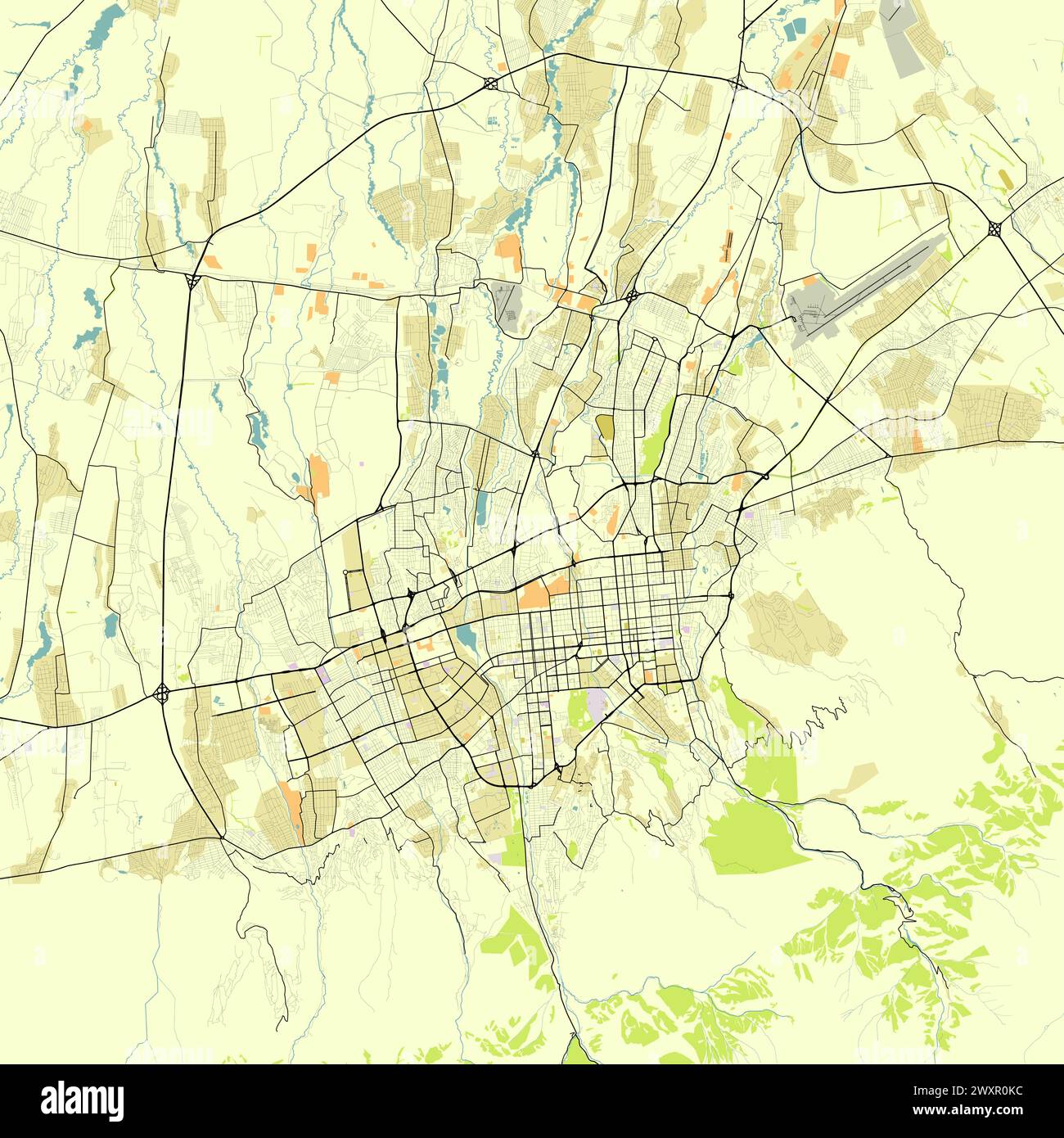 City map of Almaty Kazakhstan Stock Vector Image & Art - Alamy