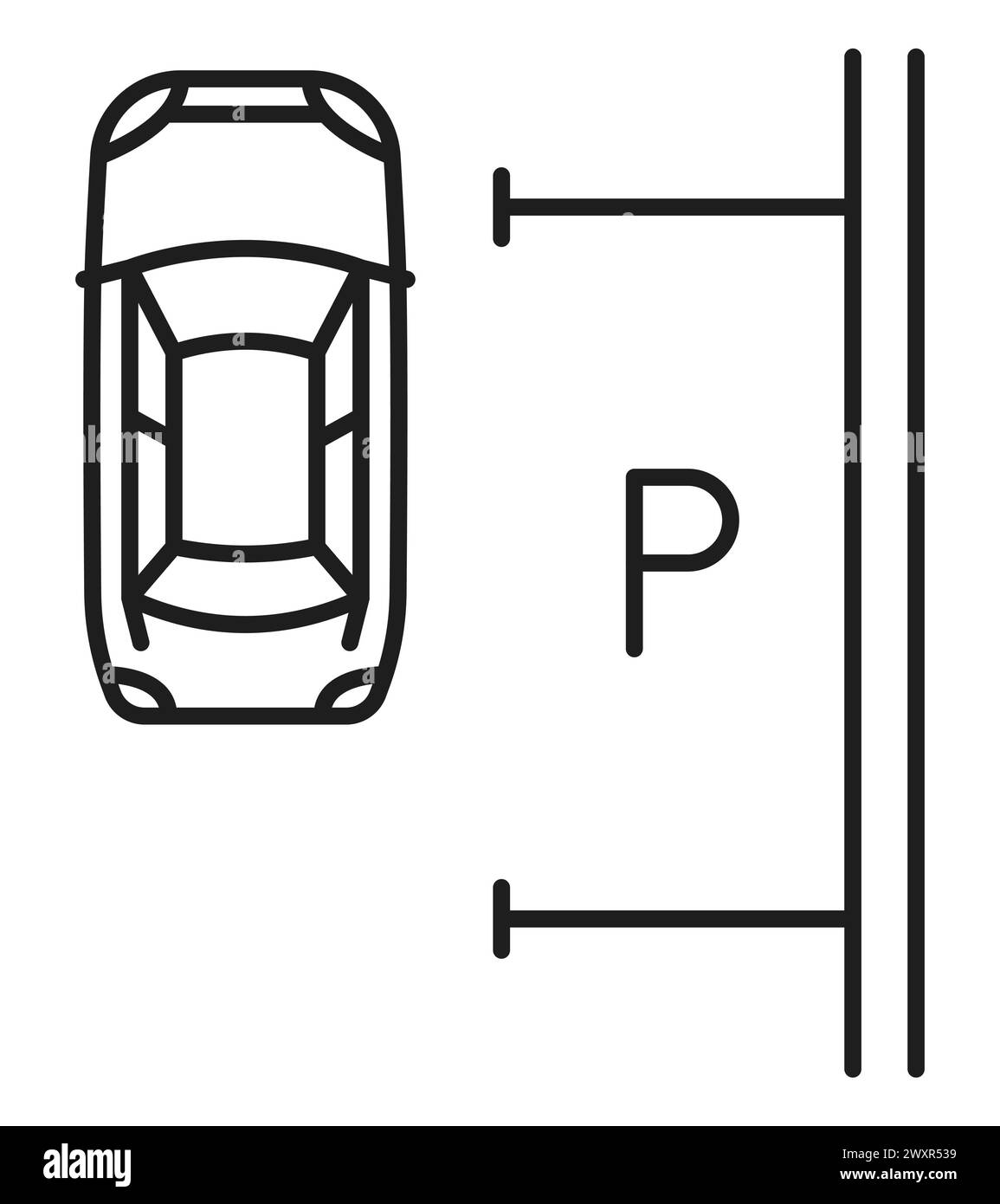 Parking zone regulations Black and White Stock Photos & Images Alamy