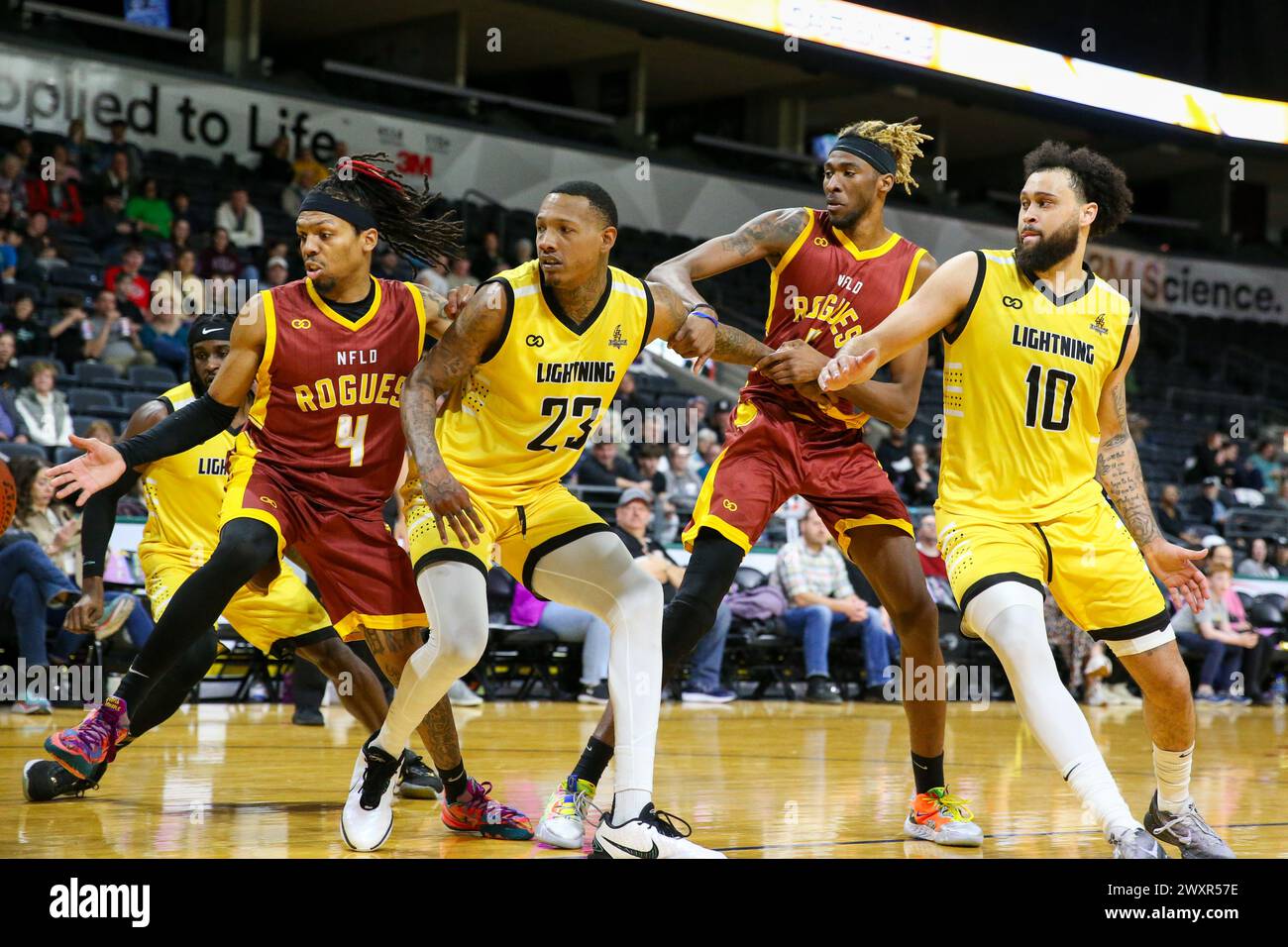 London Canada 1st Apr 2024 The London Lightning Defeat The london-canada-1st-apr-2024-the-london-lightning-defeat-the