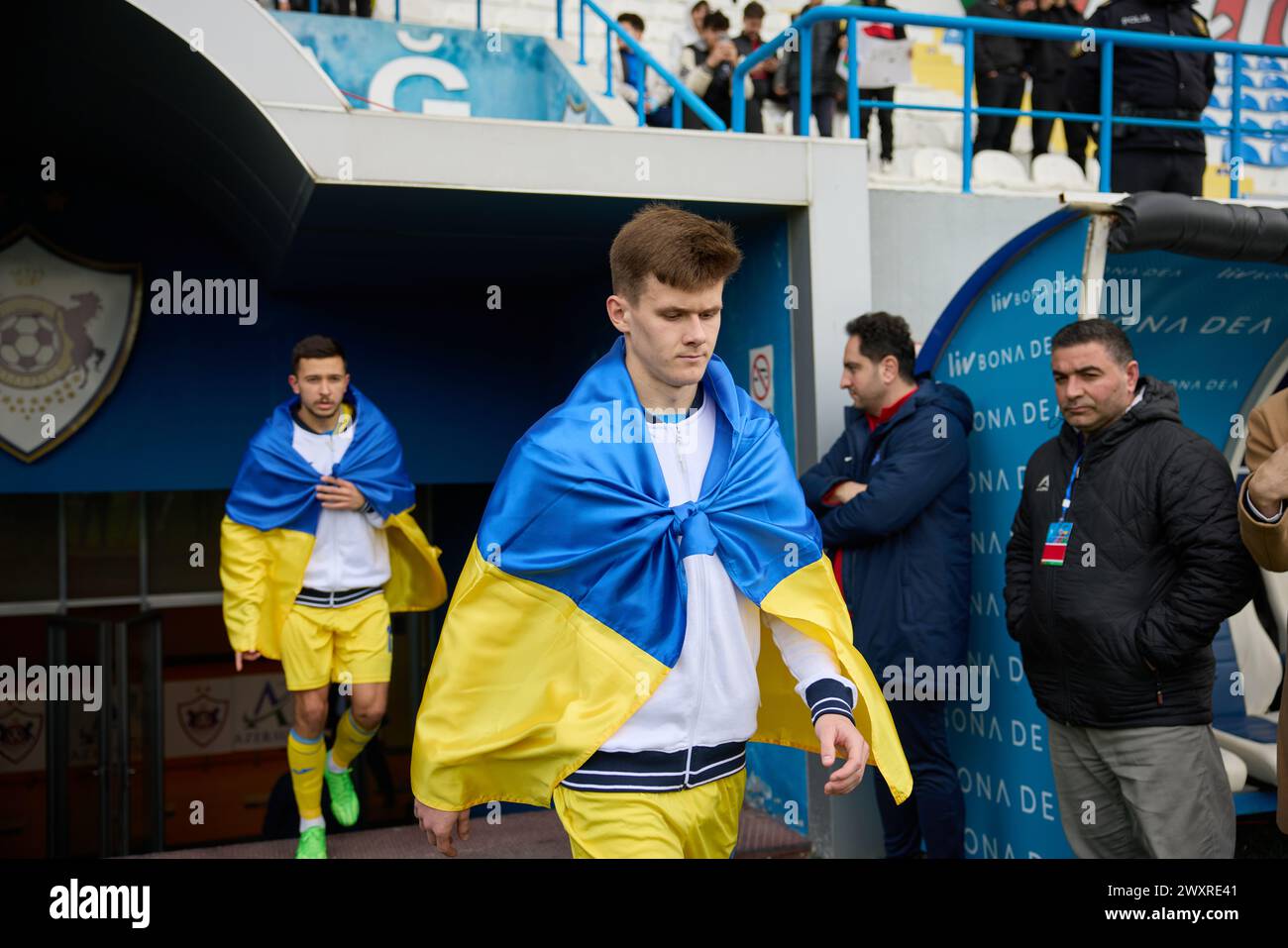 Ukraine V Azerbaijan UEFA European Qualifiers EURO 2025 U21, Surakhany, Azerbaijan 26 Mar