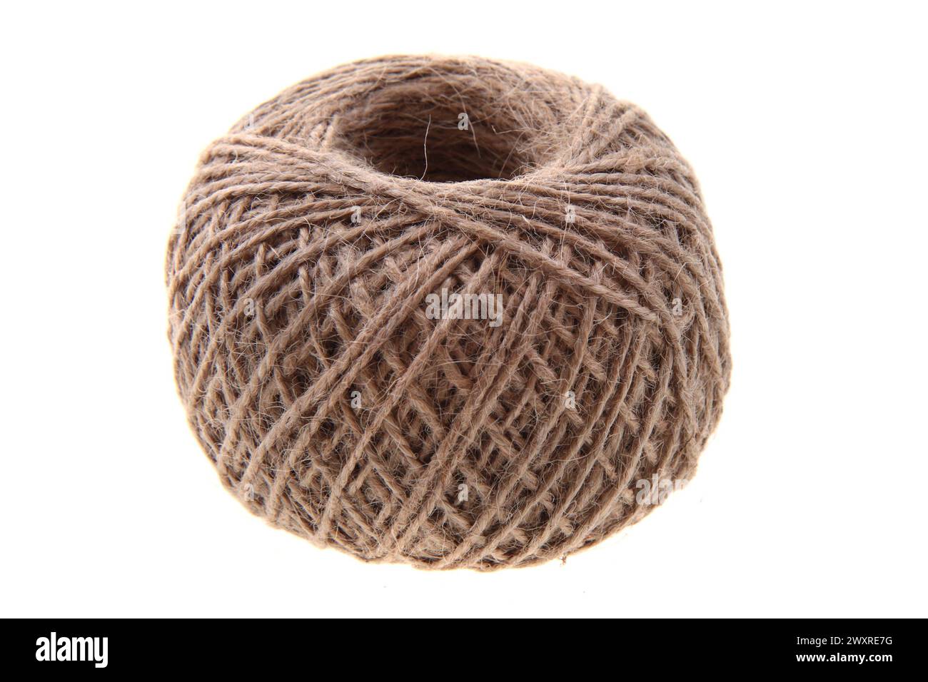 natural rope isolated on the white background Stock Photo - Alamy