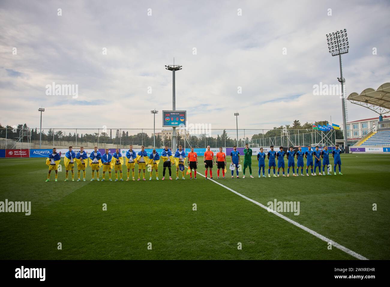 Ukraine V Azerbaijan - UEFA European Qualifiers EURO 2025 U-21