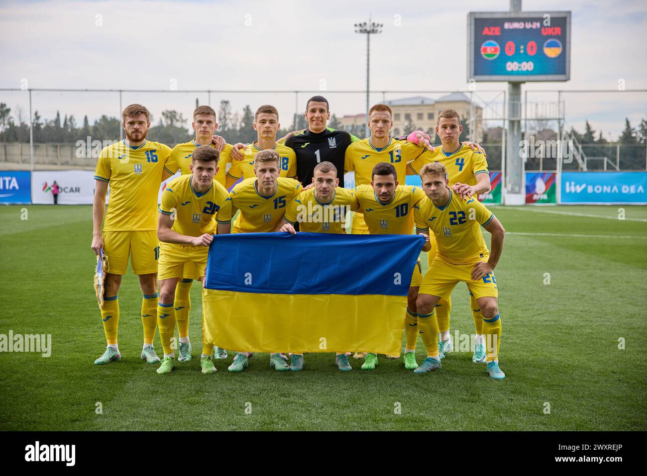 Ukraine V Azerbaijan UEFA European Qualifiers EURO 2025 U21