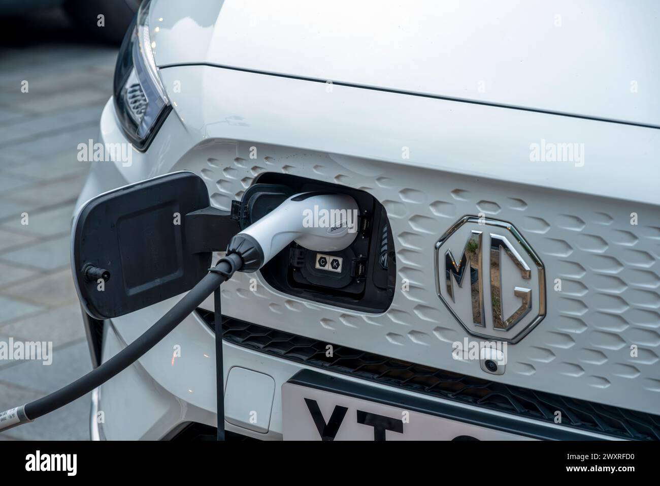 Electric Vehicle charging stations, Hong Kong, China Stock Photo Alamy