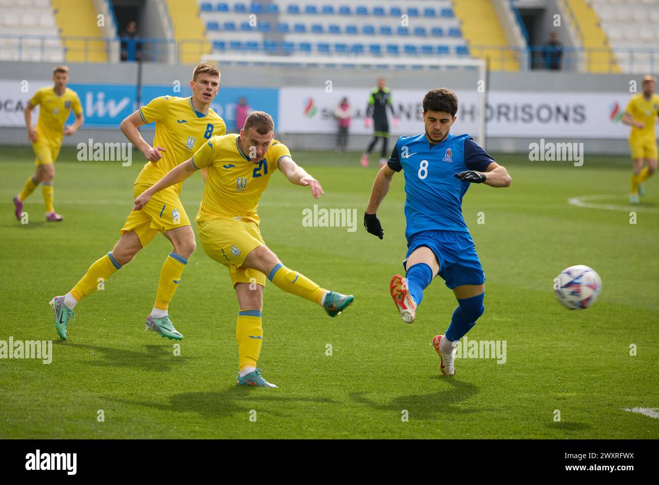 Ukraine V Azerbaijan - UEFA European Qualifiers EURO 2025 U-21