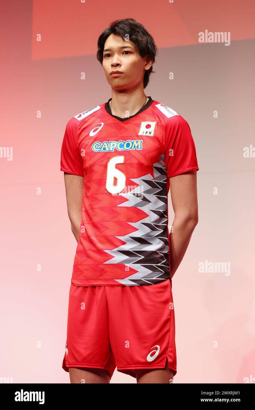 Tokyo, Japan. 2nd Apr, 2024. Akihiro Yamauchi Volleyball Japan