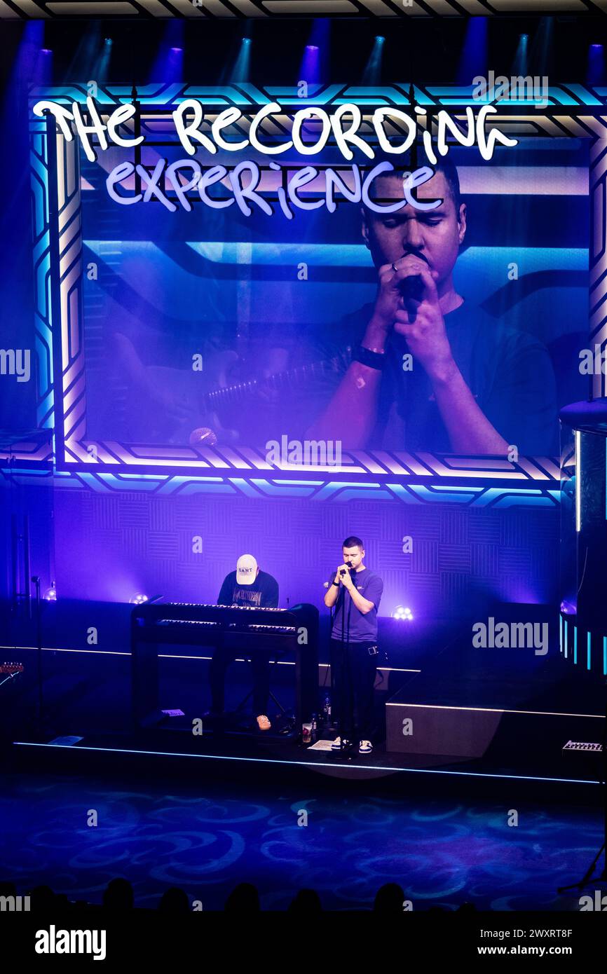 Copenhagen, Denmark. 31st, March 2024. The Danish band Lukas Graham