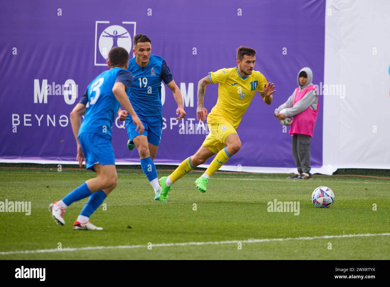 Ukraine V Azerbaijan - UEFA European Qualifiers EURO 2025 U-21