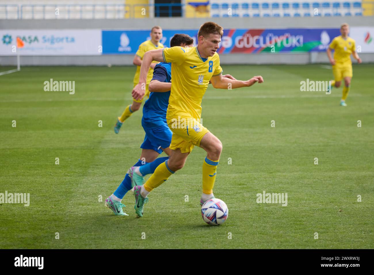 Ukraine V Azerbaijan UEFA European Qualifiers EURO 2025 U21, Surakhany, Azerbaijan 26 Mar