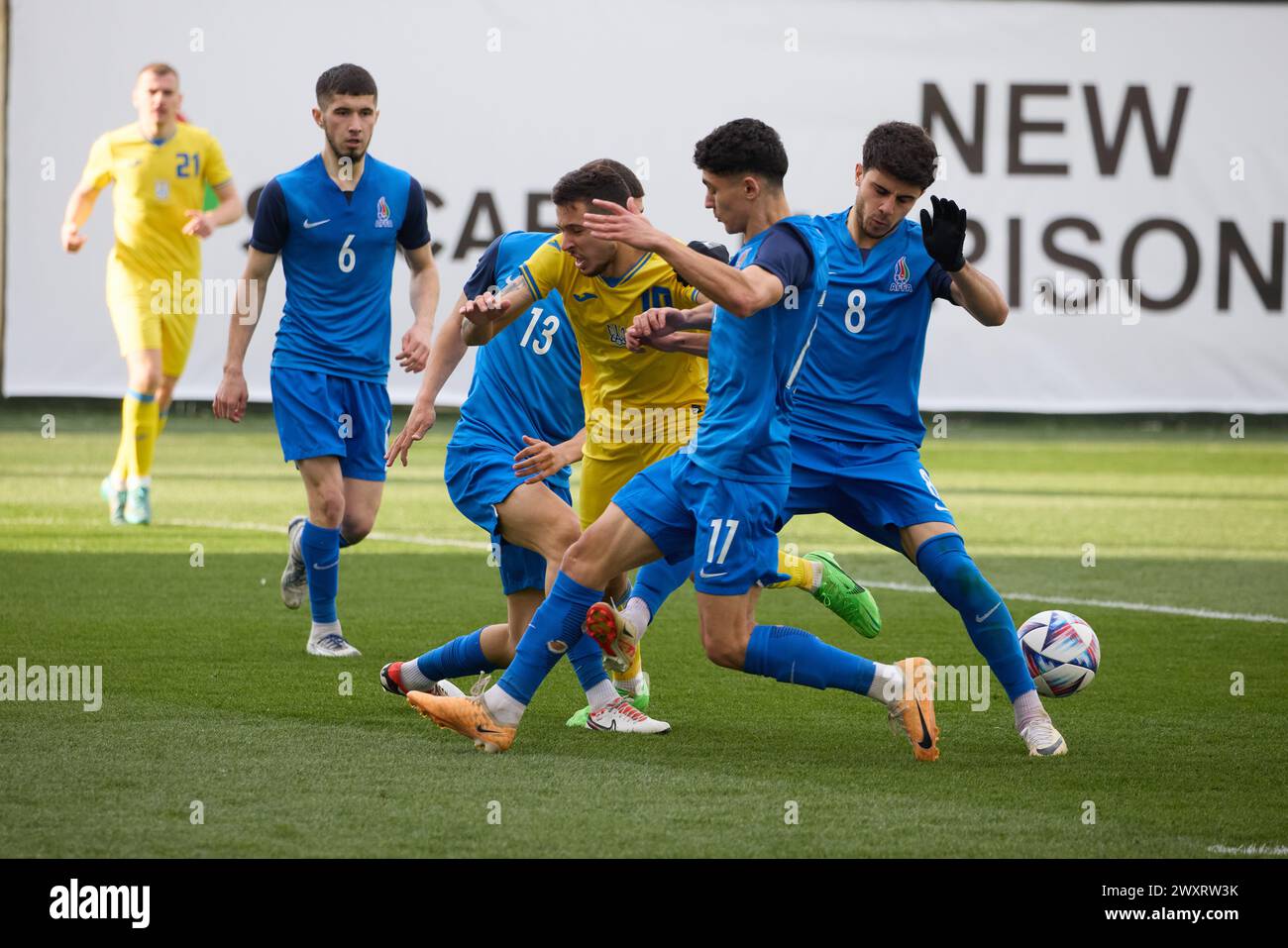 Ukraine V Azerbaijan UEFA European Qualifiers EURO 2025 U21