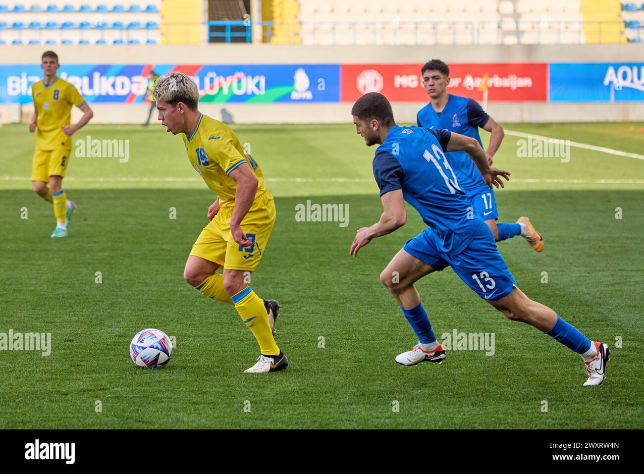 Ukraine V Azerbaijan - UEFA European Qualifiers EURO 2025 U-21