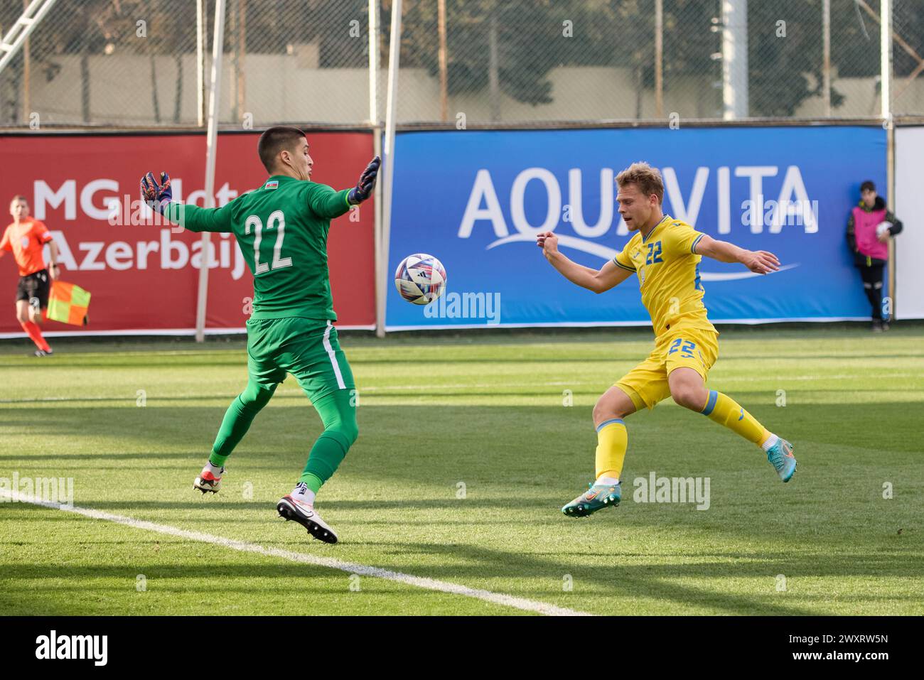 Ukraine V Azerbaijan UEFA European Qualifiers EURO 2025 U21