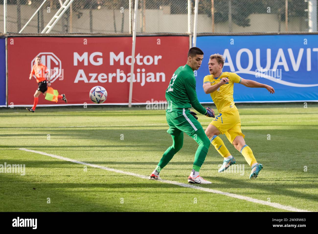 Ukraine V Azerbaijan UEFA European Qualifiers EURO 2025 U21