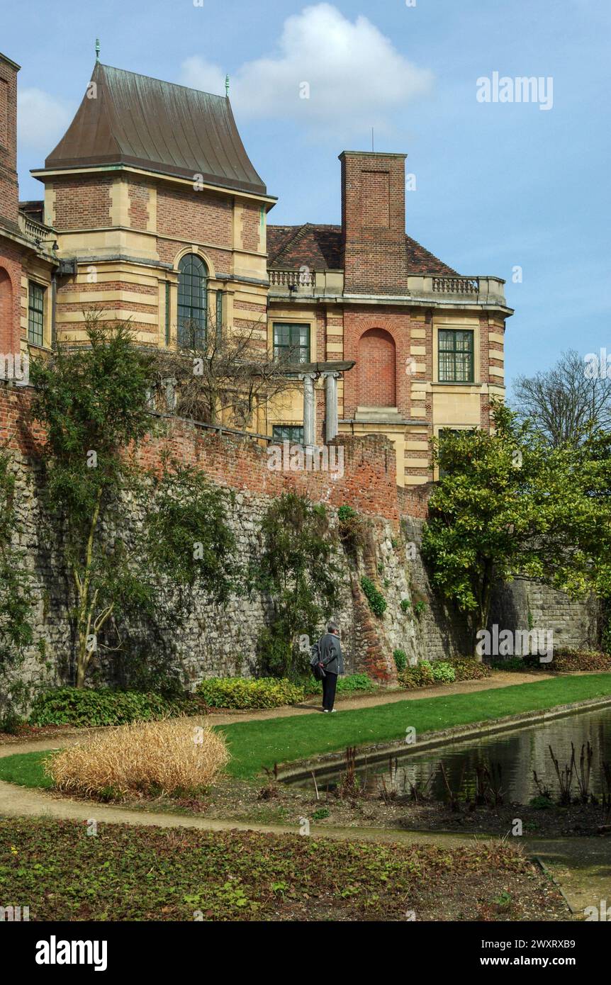 Eltham Palace, a medieval manor house with 1930s Art Deco additions, Greenwich, London, UK Stock Photo
