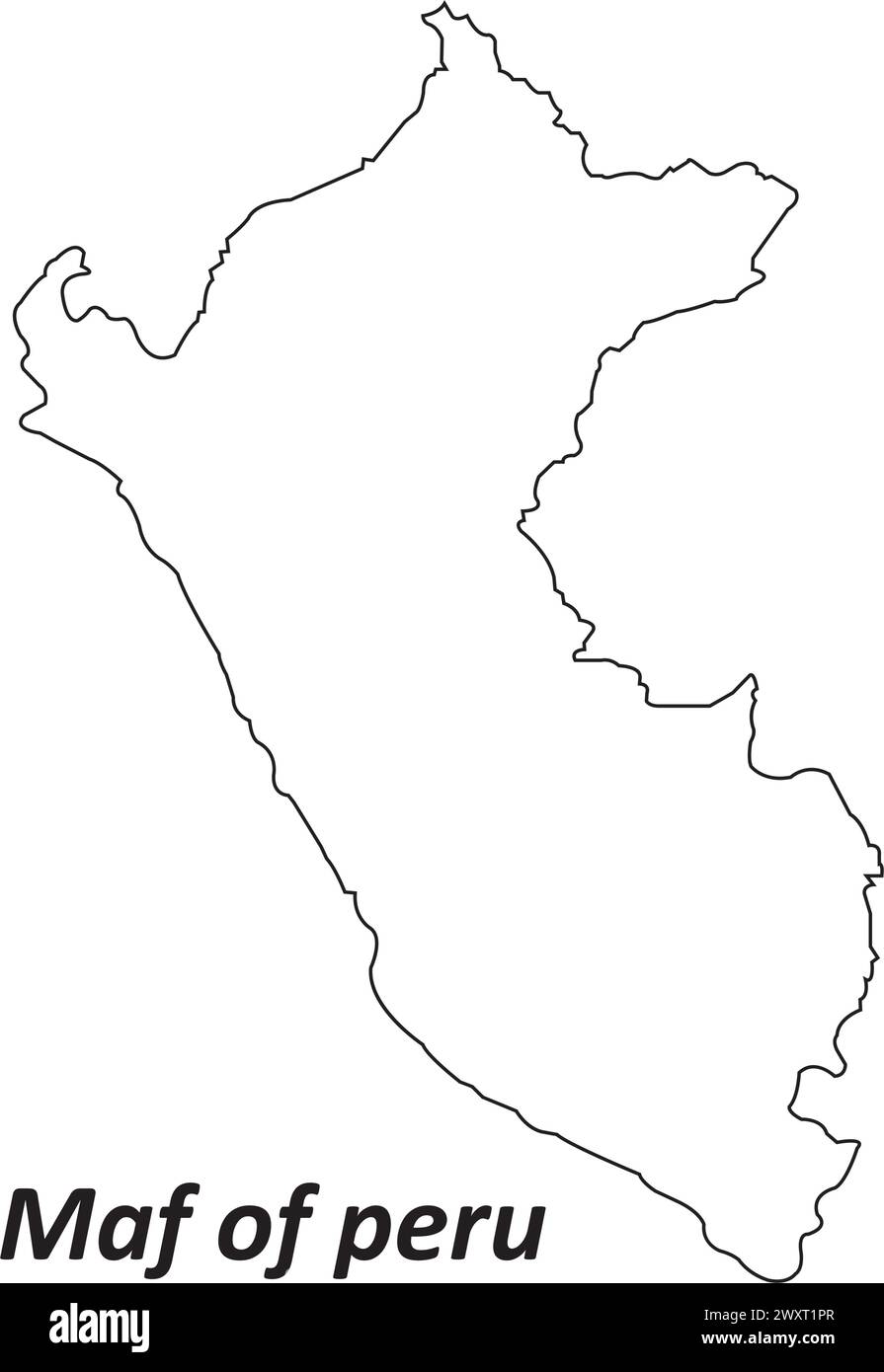 peru map icon vector illustration symbol design Stock Vector Image ...