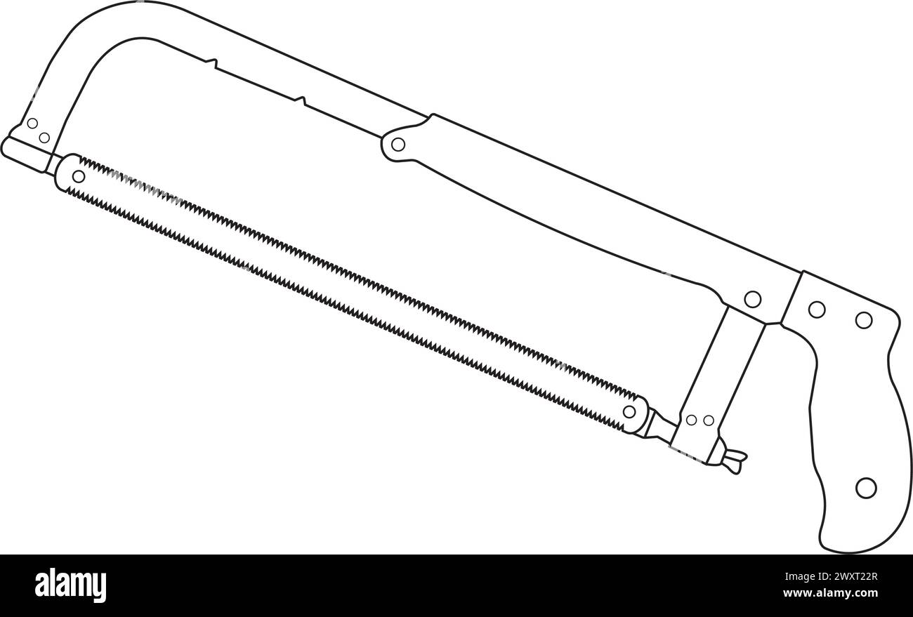 Hacksaw icon vector illustration symbol design Stock Vector Image & Art
