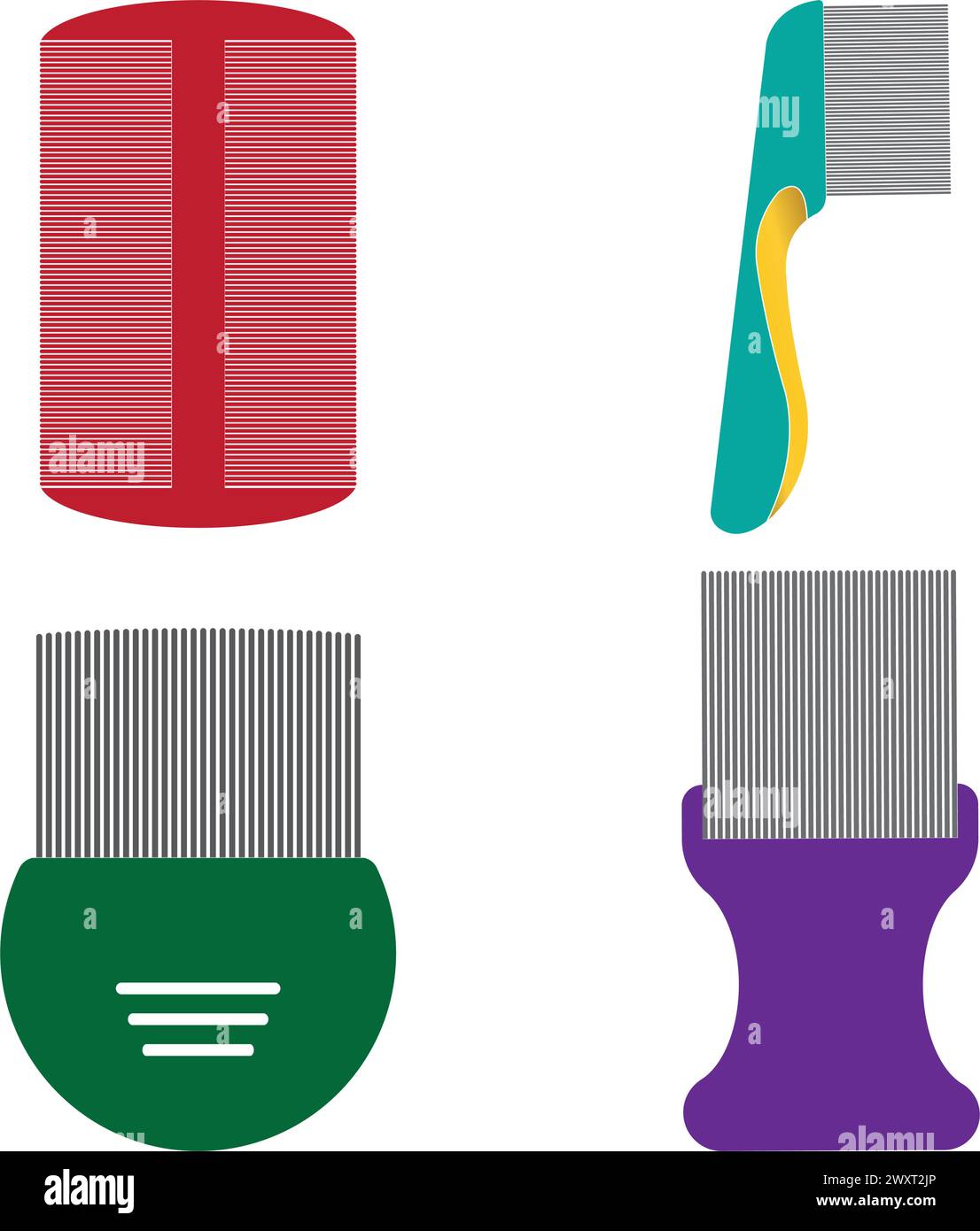 dandruff comb icon vector illustration symbol design Stock Vector
