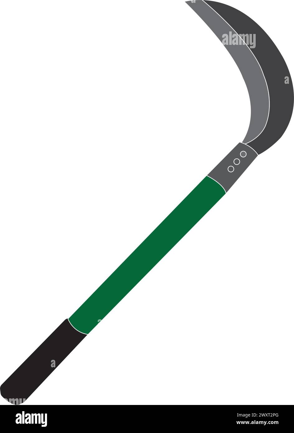 Grass sickle icon vector illustration simple design Stock Vector