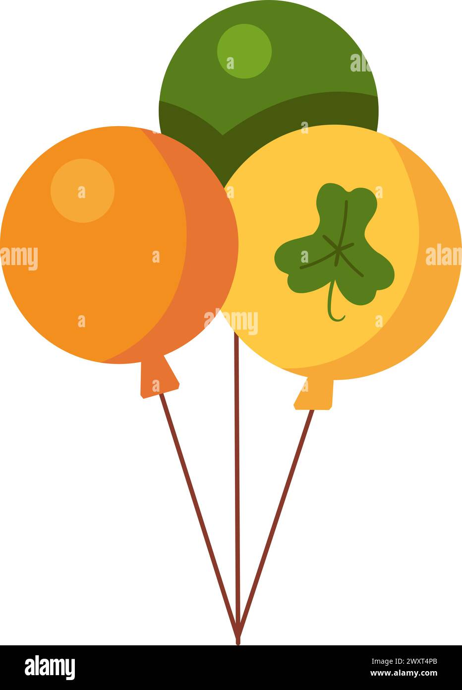 Garland of festive colorful balls. Gel balloons, festival decoration