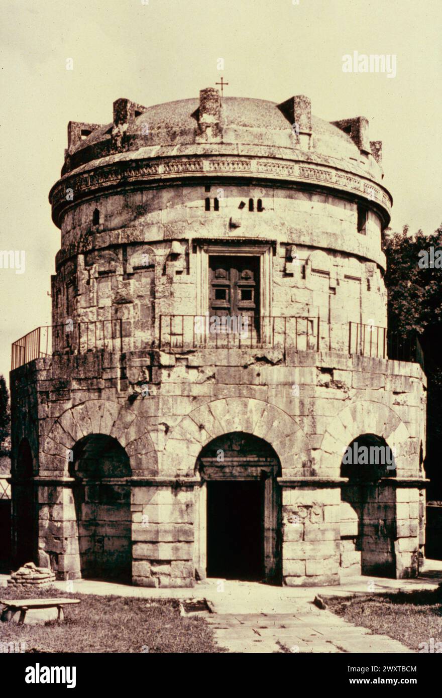 The tomb of Theodoric the Great, Ravenna, Italy 1980s Stock Photo